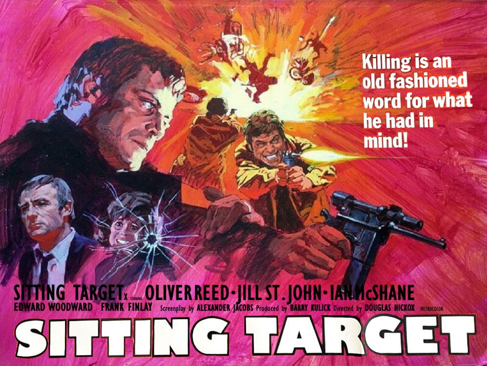 Sitting Target quad poster